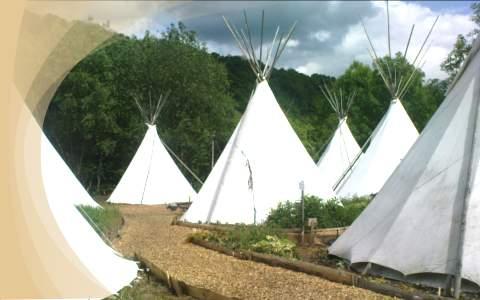 Indianerfreizeit_Crow River Tipi Camp